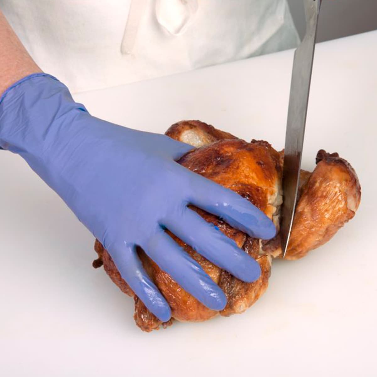 Gloves XL Blue 2MIL Light Weight Nitrile Rubber Disposable Powder-Free 1000/Case