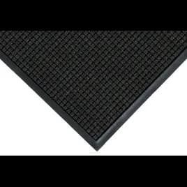 WaterHog® Scraper & Wiper Floor Mat 72X48 IN Charcoal (PET) Fabric With Cleated SBR (styrene-butadiene rubber) Backing