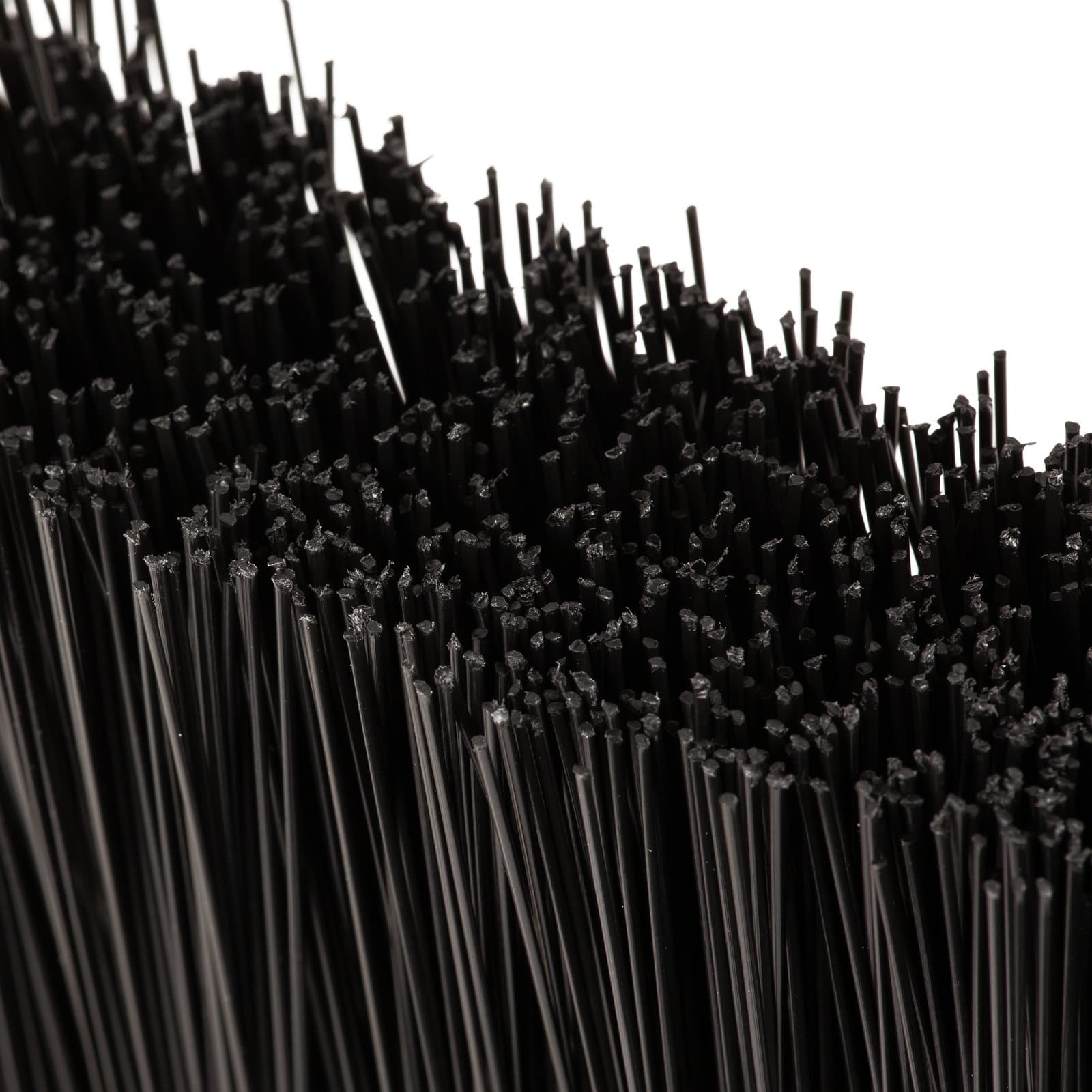 Flo-Pac® Duo Sweep Broom Head 7X13X5.5 IN Black PP With 4IN Head Replacement Light Industrial 1/Each