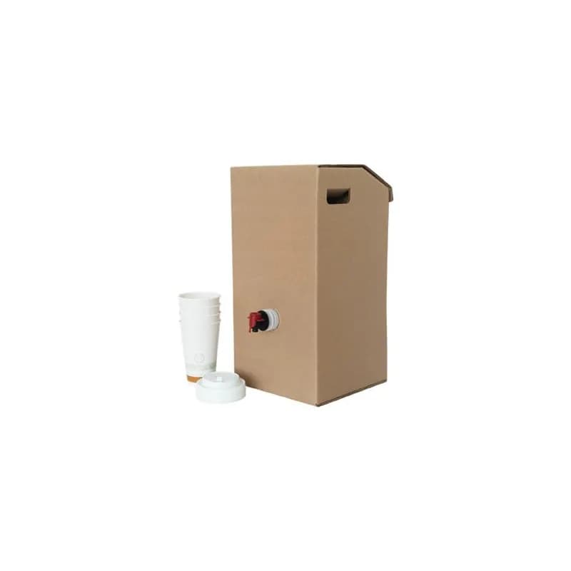 Coffee Hot Beverage Box 384 OZ 35.38X15.38X19.13 IN Corrugated Paperboard Kraft 10/Case