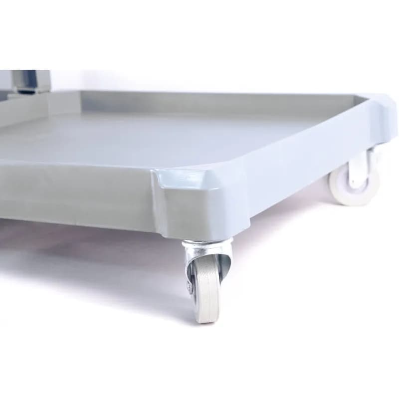 Janitorial Cleaning Cart 49X39 IN Gray PE Long Platform 1/Each