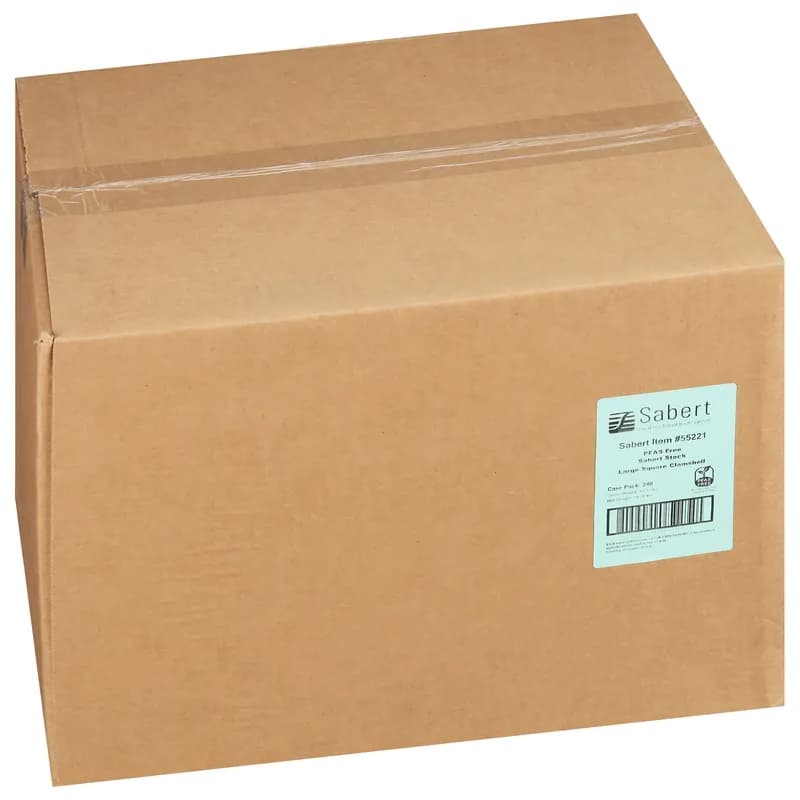 Take-Out Box Hinged With Dome Lid 6.5X6.5X2.5 IN Corrugated Paperboard Kraft Square Fluted 200/Case
