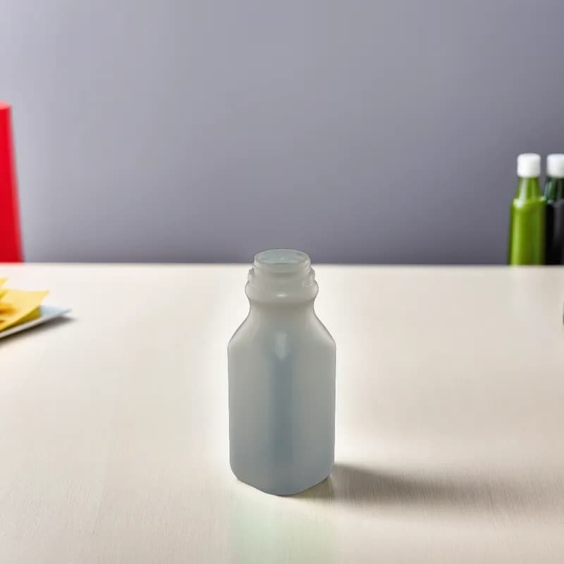 Bottle 12 OZ HDPE DBJ Finish Screw Top 500/Case