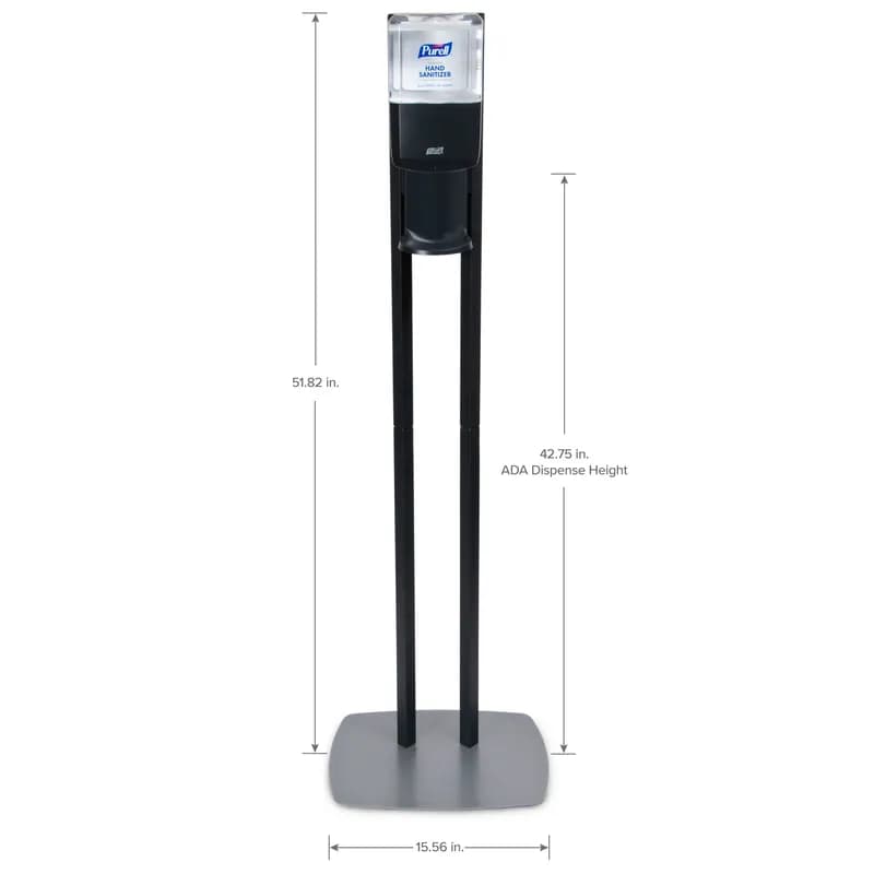Purell® Floor Stand 28.5X13.5X5.75 IN Graphite Touchless Low Profile Lightweight For ES6 1/Each