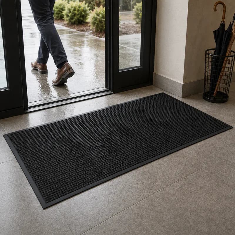 WaterHog® Waterproof Floor Mat 60X36 IN With SBR (Styrene-Butadiene Rubber) Backing Cleated 1/Each
