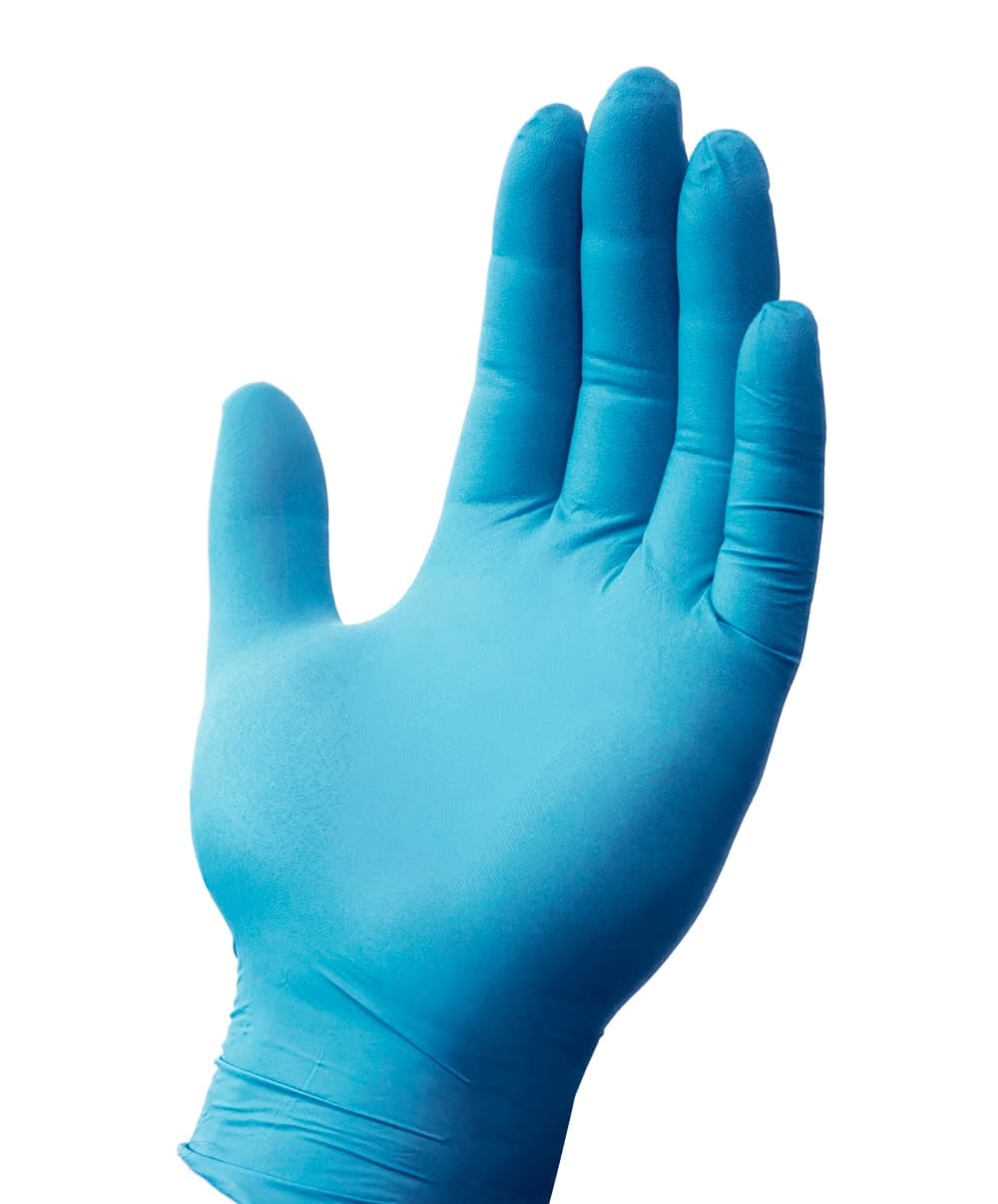 Gloves Large (LG) Blue Nitrile Powder-Free 1000/Case