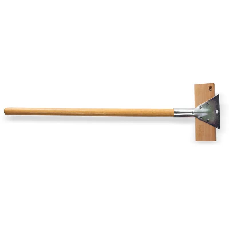 Sparta® Grill Scraper Brush 30 IN Wood Natural With Handle 1/Each