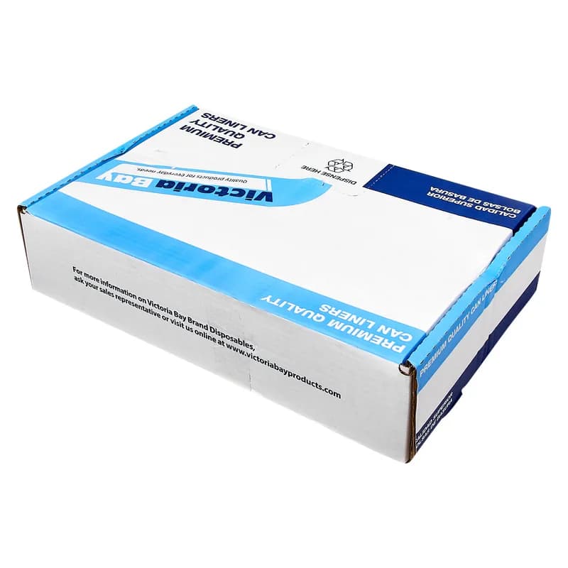Victoria Bay Ice Bag 12X21 IN 10 LB Low-Density Polyethylene (LDPE) 1.2MIL Extra Heavy 1000/Case