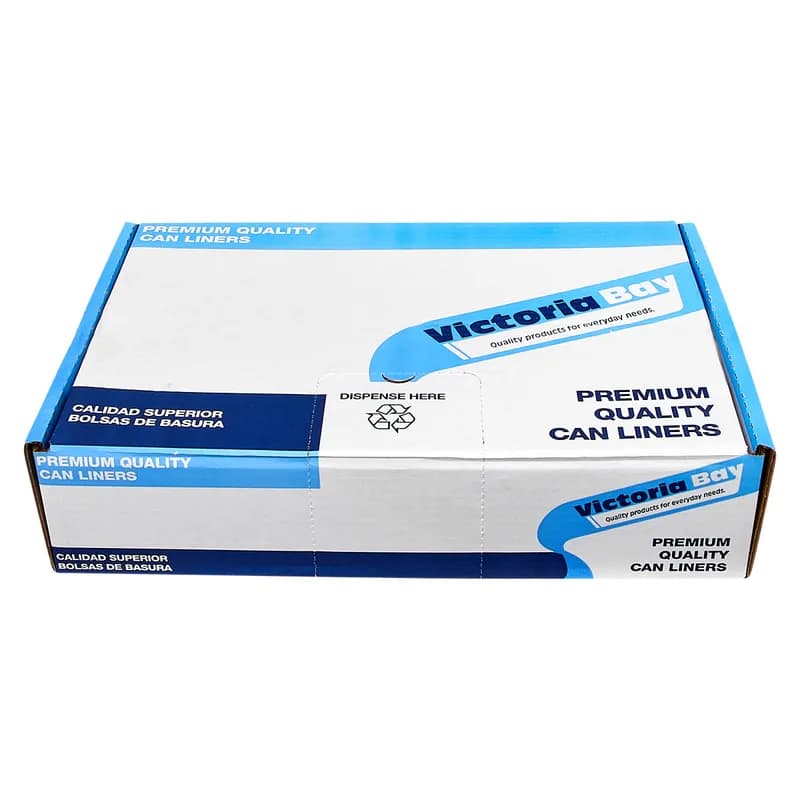 Victoria Bay Ice Bag 12X21 IN 10 LB Low-Density Polyethylene (LDPE) 1.2MIL Extra Heavy 1000/Case