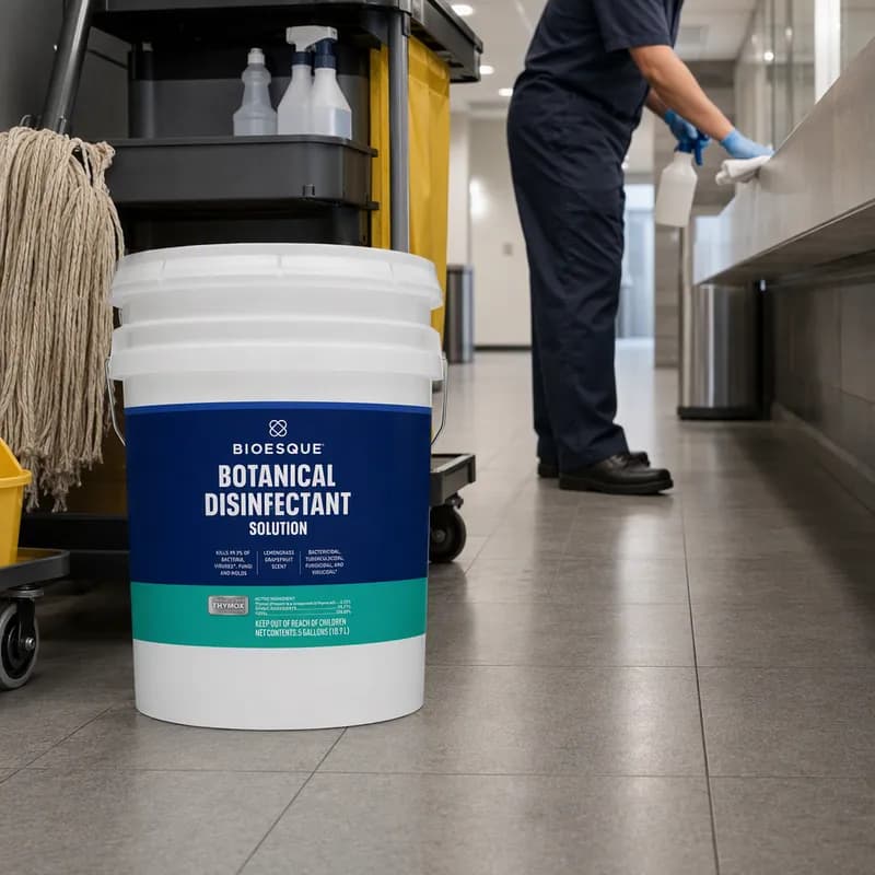 Lemongrass Grapefruit One-Step Disinfectant 5 GAL Multi Surface Heavy Duty RTU Bactericidal Fungicidal 1/Pail