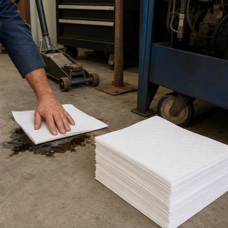 Oil Absorbent Pad 15X18 IN 100/Bundle