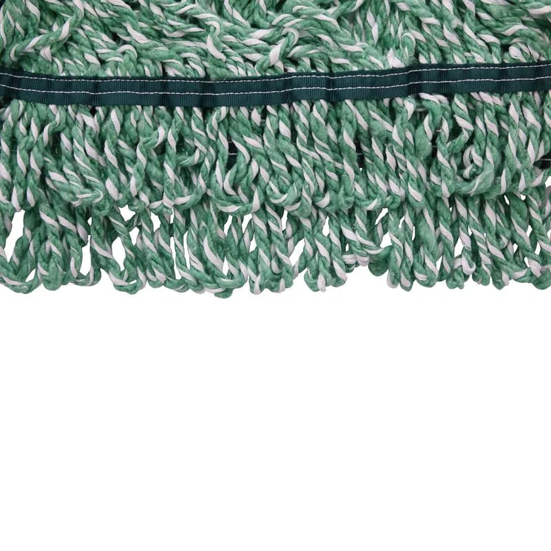 Web Foot® Wet Mop Large (LG) 24 FLOZ Green Microfiber 5IN Headband Large 6 Count/Case