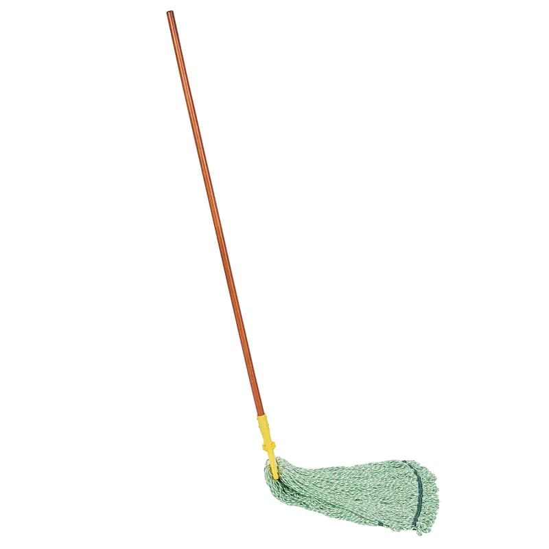 Web Foot® Wet Mop Large (LG) 24 FLOZ Green Microfiber 5IN Headband Large 6 Count/Case