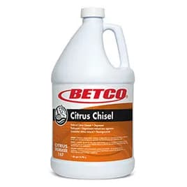 Citrus Chisel Citrus Scent Cleaner & Degreaser 1 GAL Multi Surface Alkaline Concentrate Liquid Foam Non-Butyl 4/Case
