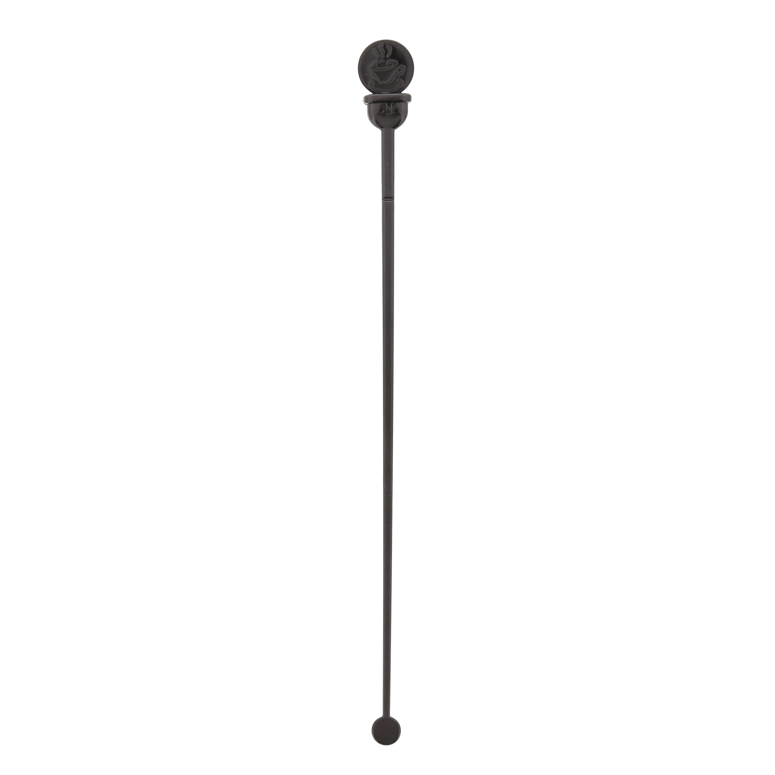 StixToGo Beverage Plug Plastic Black 200 Count/Pack 10 Packs/Case 2000 Count/Case