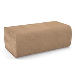 Cascades PRO Folded Paper Towel 9X9.45 IN Kraft Single Fold 250 Sheets/Pack 16 Packs/Case 4000 Sheets/Case