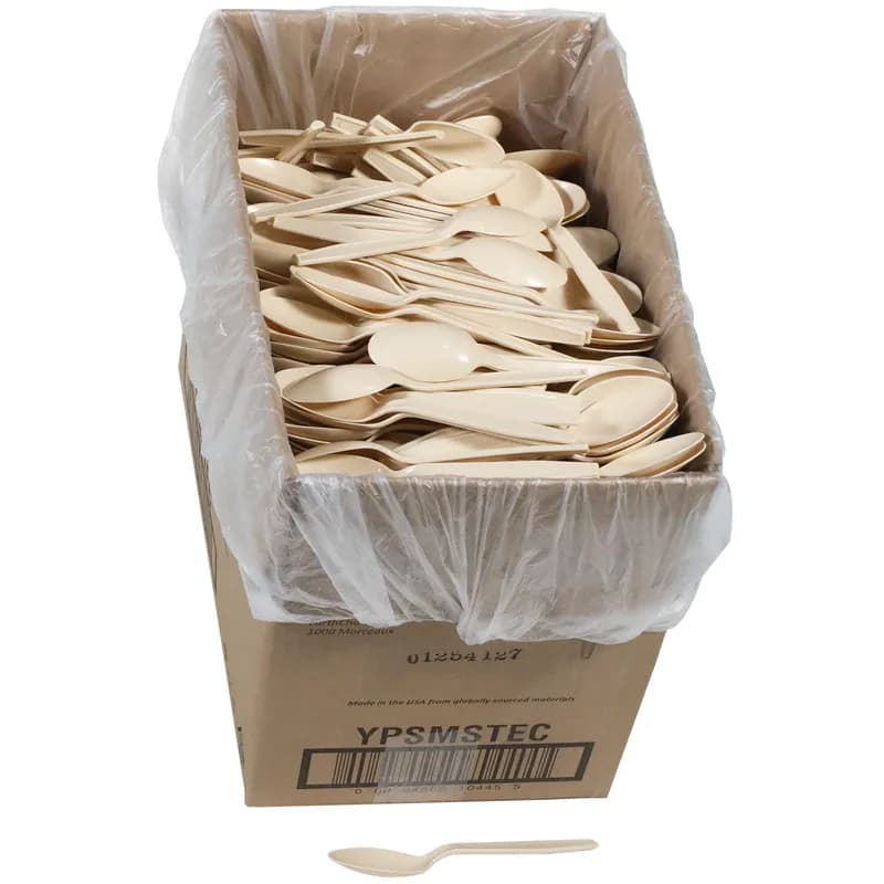 EarthChoice® Spoon 5.9 IN PSM Tan Heavy Duty 1000/Case