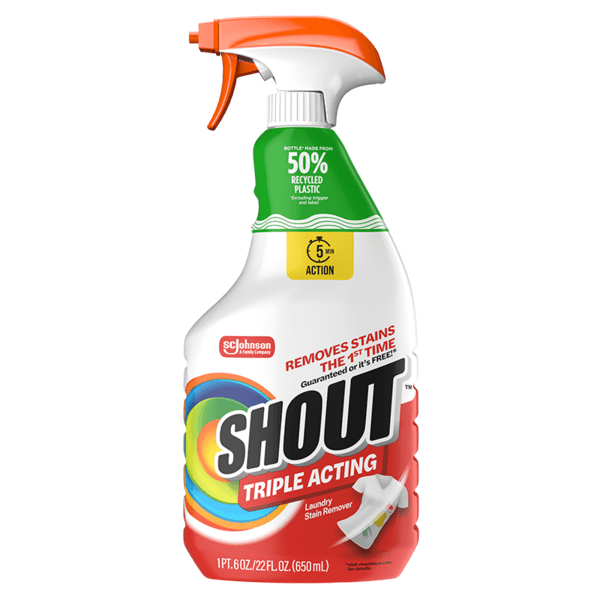 Shout® Laundry Stain Remover 22 FLOZ Liquid 8/Case