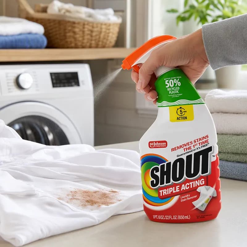 Shout® Laundry Stain Remover 22 FLOZ Liquid 8/Case