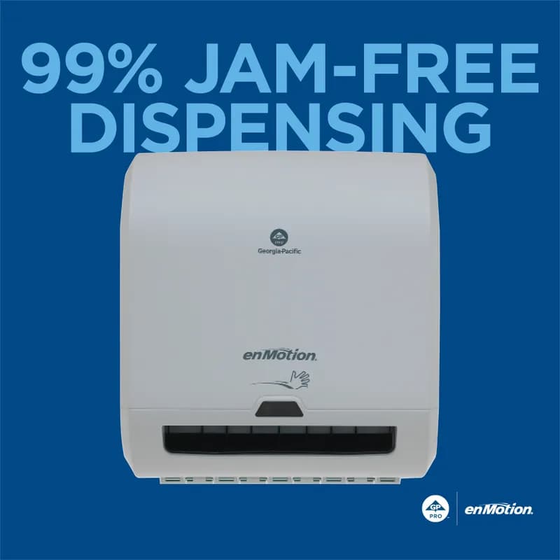 enMotion® Impulse® Paper Towel Dispenser 8.58X12.7X13.8 IN Wall Mount Gray 1-Roll Touchless Automatic 8IN Roll 1/Each