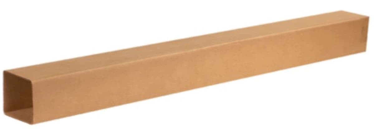 Box 4X4X48 IN Corrugated Cardboard 32ECT 200# Telescopic 1/Each