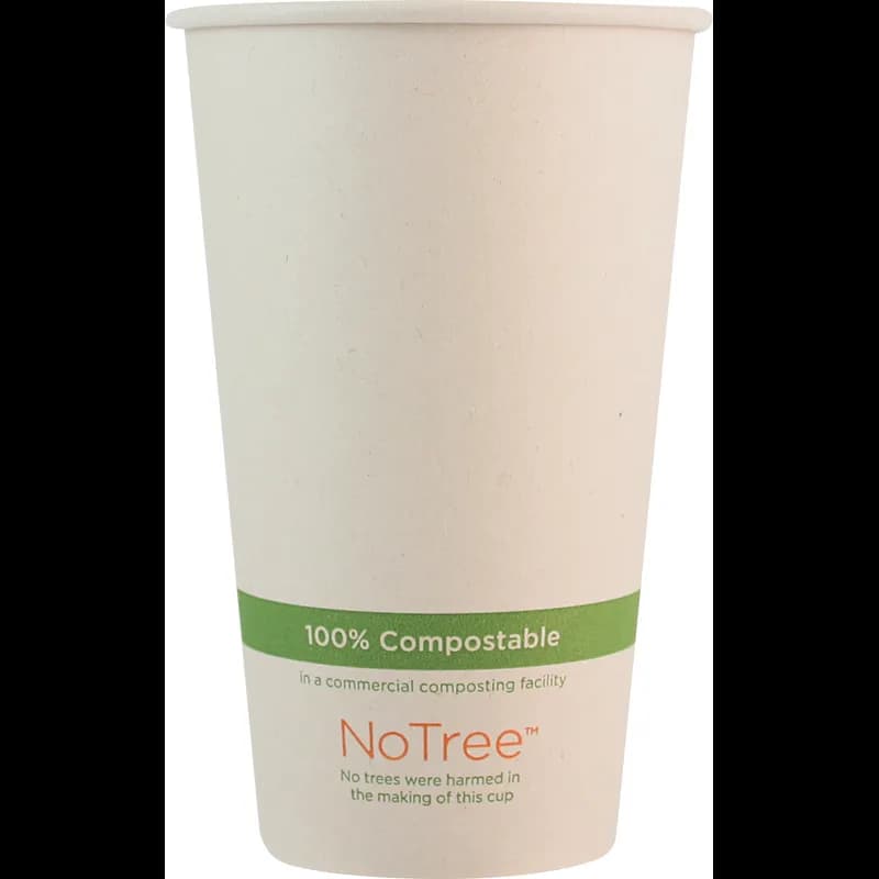 Hot Cup 20 OZ Sugarcane Beige 1000/Case