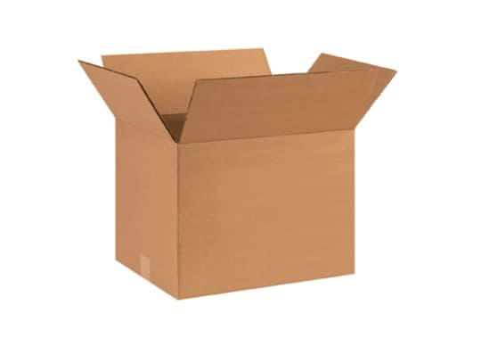 Box 16X12X12 IN Kraft Corrugated Paperboard 44ECT 275# 1/Each