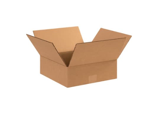 Box 12X12X4 IN Corrugated Paperboard 32ECT 25 Count/Bundle
