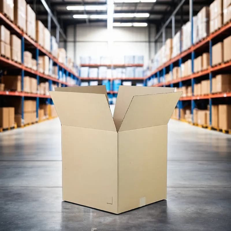 Box 12X10X10 IN Kraft Corrugated Paperboard 32ECT 25/Bundle