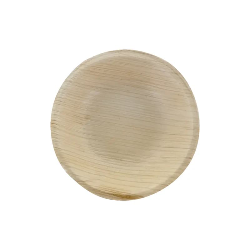 Bowl 3 OZ Palm Leaf Natural Round Microwave Safe Freezer Safe Oven Safe 25 Count/Pack 4 Packs/Case 100 Count/Case