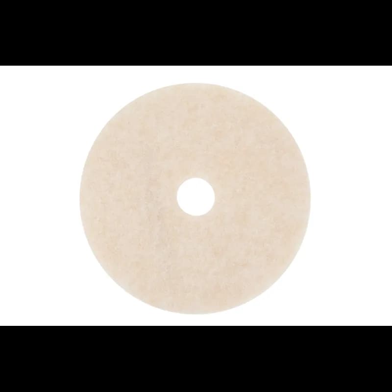 Scotch-Brite™ 3200 Burnishing Pad 17X1 IN White Non-Woven Polyester Fiber 1500-3000 RPM Center Hole 5/Case
