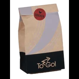 Bagcraft® EcoCraft ToGo!® Take-Out Bag 5X3.125X9.6875 IN Paper Vented 500/Case
