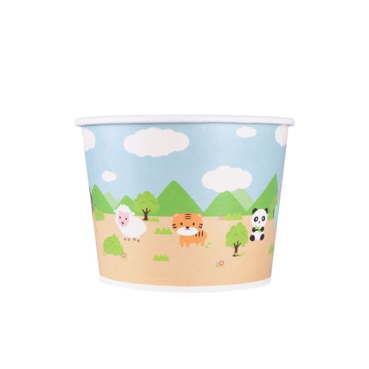 Karat® Food Container Base 12 OZ Double Wall Poly-Coated Paper Multicolor Round 1000/Case