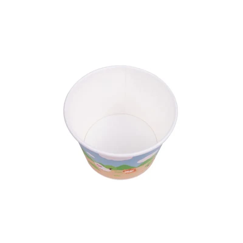 Karat® Food Container Base 12 OZ Double Wall Poly-Coated Paper Multicolor Round 1000/Case