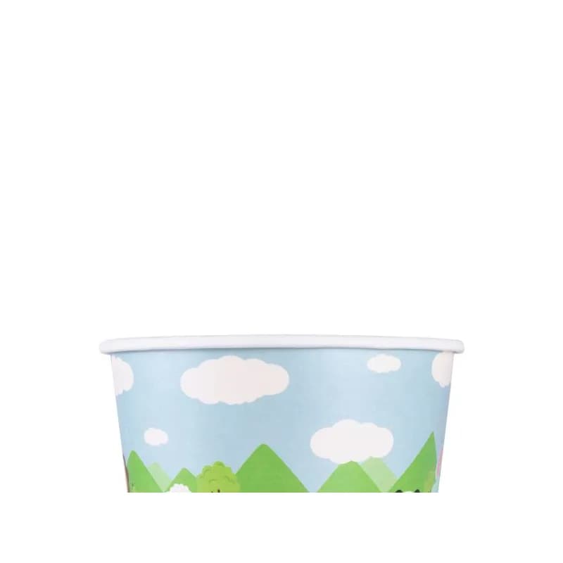 Karat® Food Container Base 12 OZ Double Wall Poly-Coated Paper Multicolor Round 1000/Case