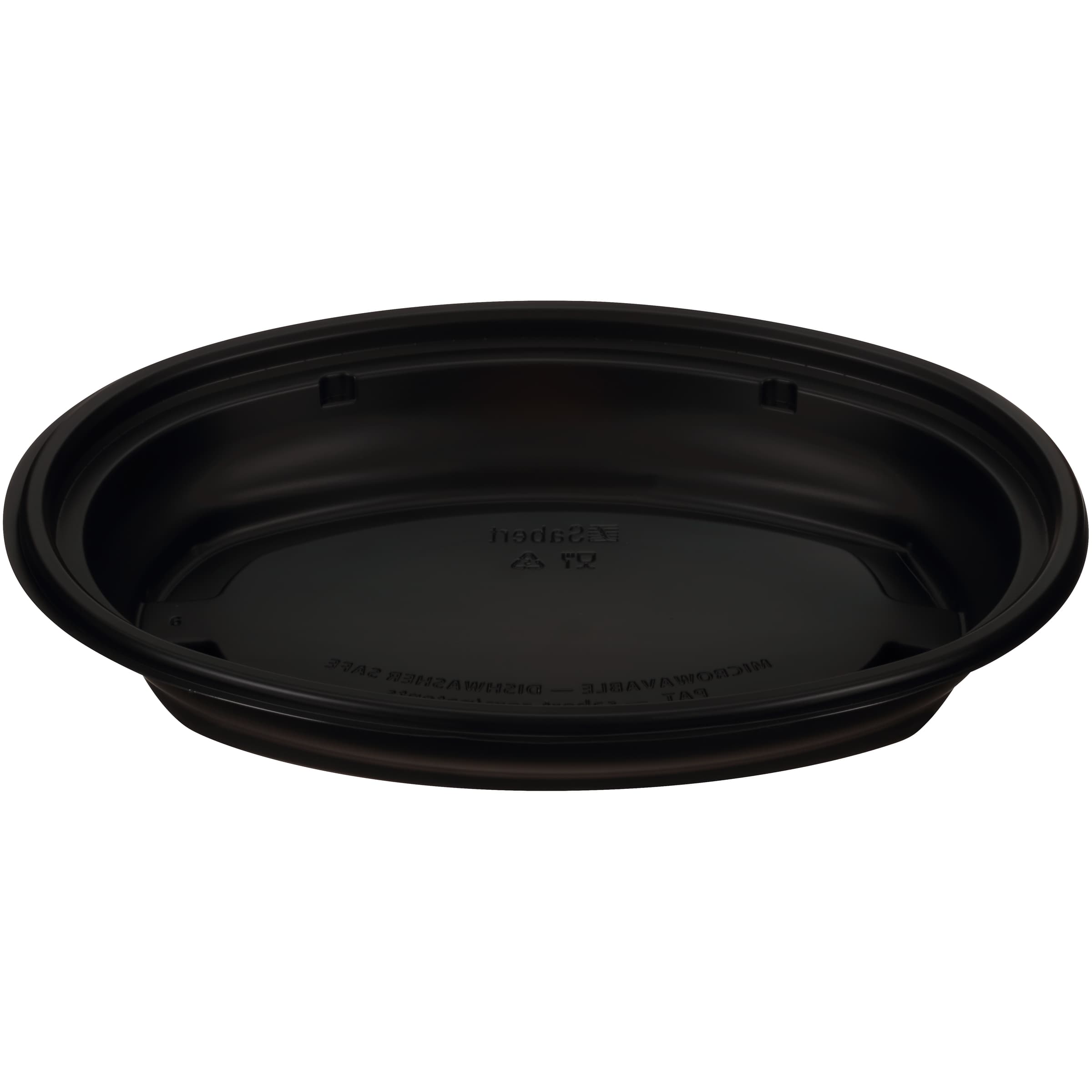 Bowl 16 OZ PP Black Oval 300/Case