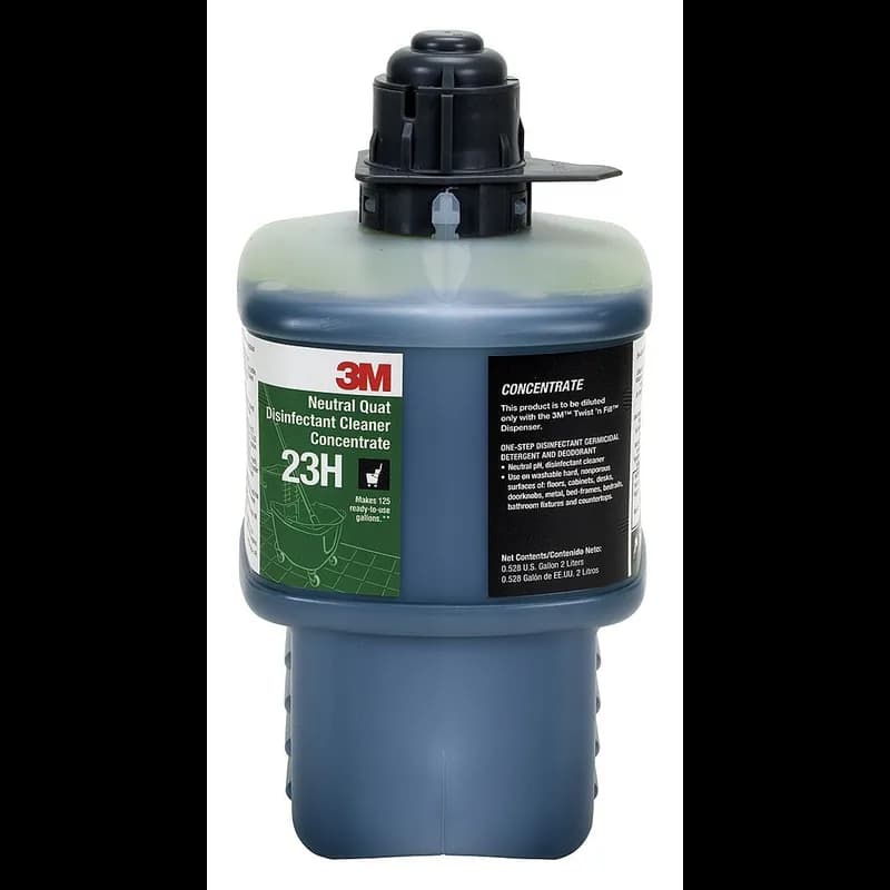 Twist 'n Fill™ 23H Disinfectant Cleaner 2 L Neutral Liquid Quat 6/Case