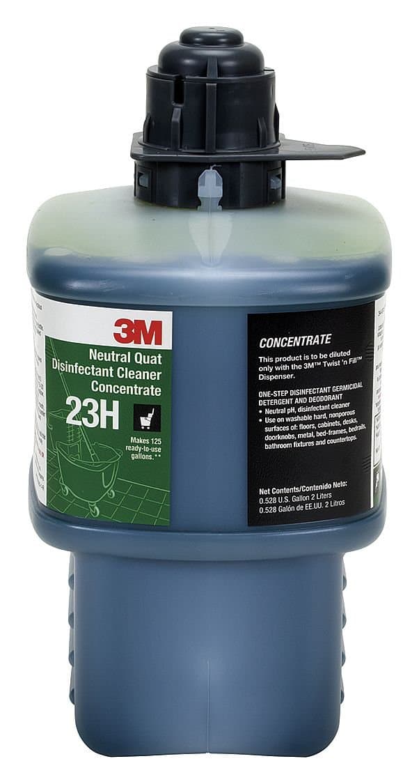 Twist 'n Fill™ 23H Disinfectant Cleaner 2 L Neutral Liquid Quat 6/Case