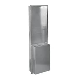 Tork Trash Receptacle H1 Metal Stainless Recessed Frame 1/Each
