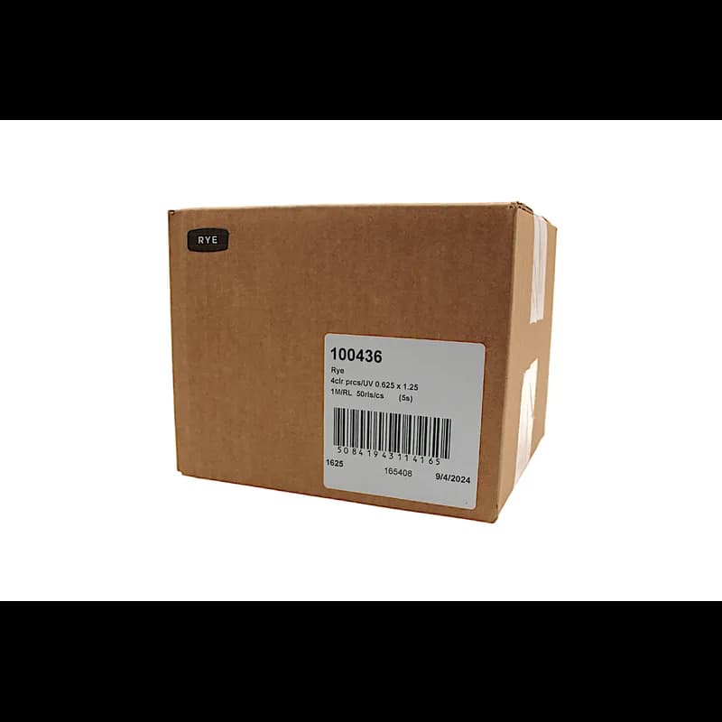 Rye Bakery Flavor Label 0.625X1.25 IN Oval 4 Color Process UV 1000 Count/Roll 50 Rolls/Case 50000 Count/Case