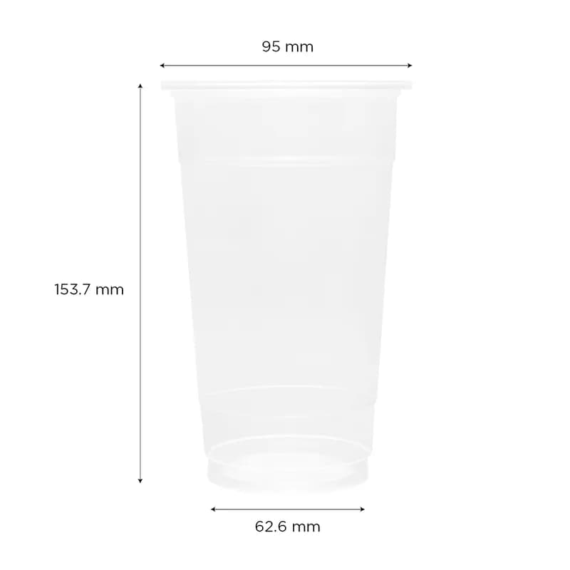 Karat® Cold Cup 24 OZ PP Clear 1000/Case