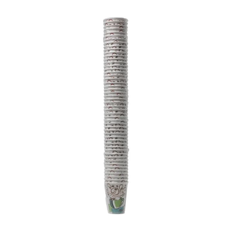 Dixie® Perfect Touch Hot Cup Insulated 12 OZ Double Wall Poly-Coated Paper Multicolor 1000/Case