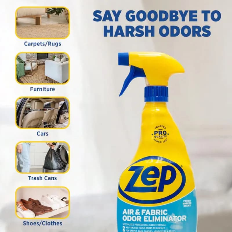 Air & Fabric Deodorizer Odor Eliminator Odor Neutralizer Fresh Scent 32 OZ 12/Case