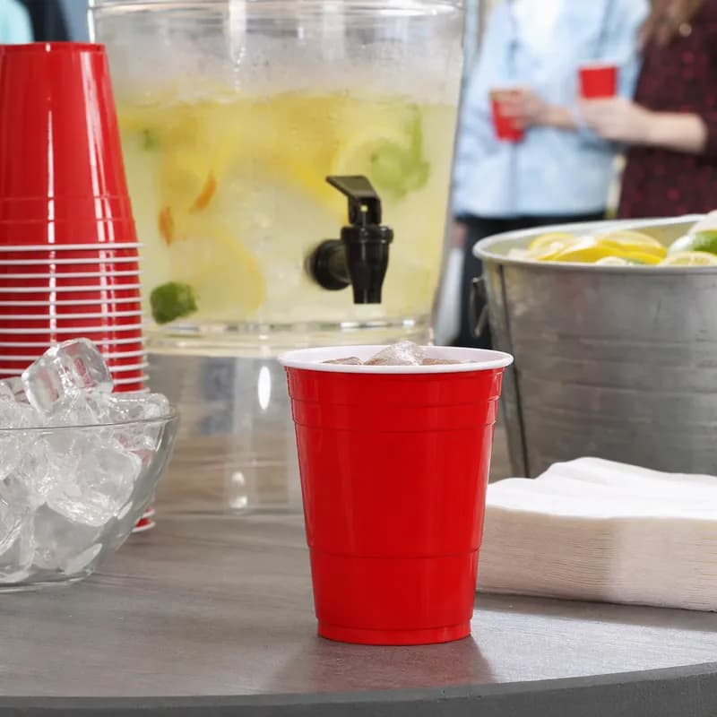 Solo® Cup 16 OZ PS Red 600/Case