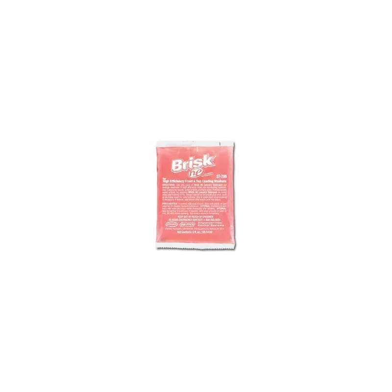 Brisk® Floral Laundry Detergent 2 FLOZ Liquid High-Efficiency 72/Case