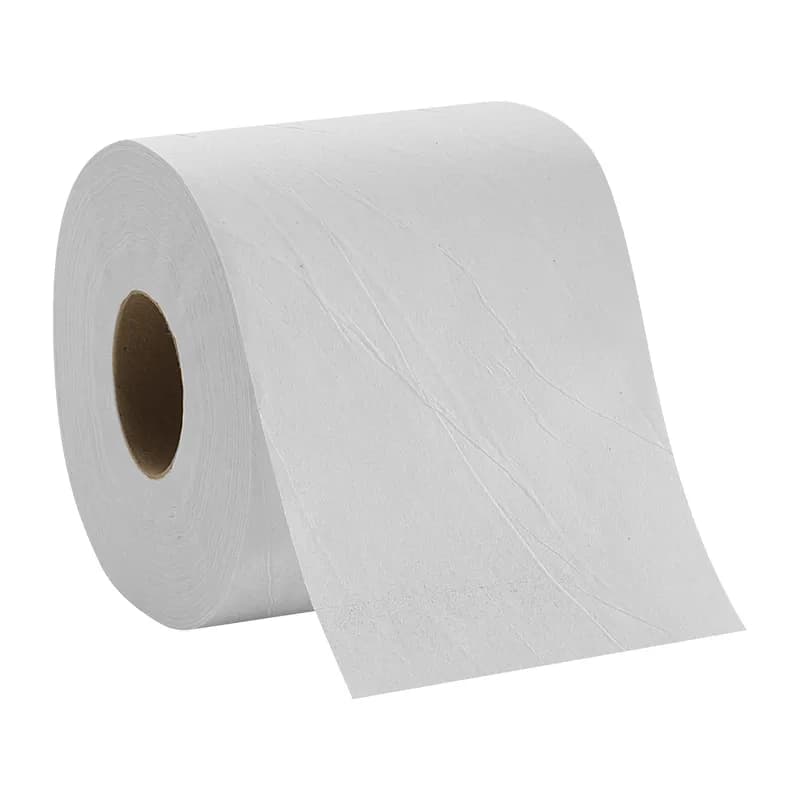Pacific Blue Basic Toilet Paper & Tissue Roll 4.05X3.8 IN 1PLY White Standard 1210 Sheets/Roll 80 Rolls/Case