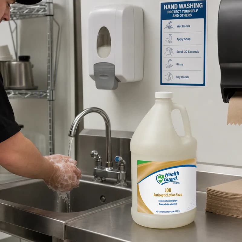 Health Guard® Hand Soap Liquid 1 GAL Floral White Antiseptic 0.1% PCMX 4/Case