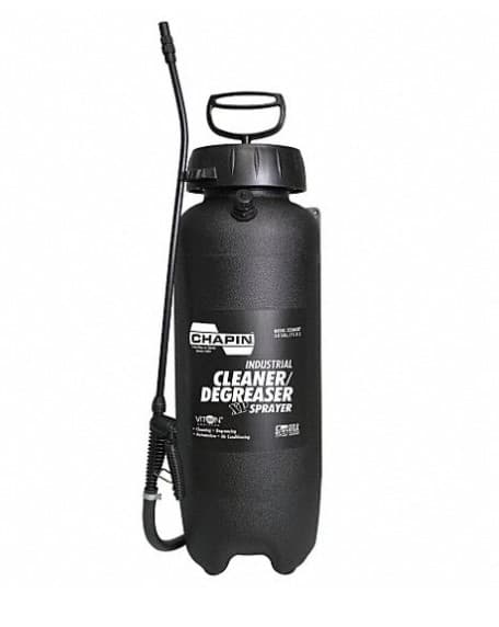 Pump Up Sprayer 3 GAL Plastic For Industrial Strength Cleaners and Degreasers 1/Each