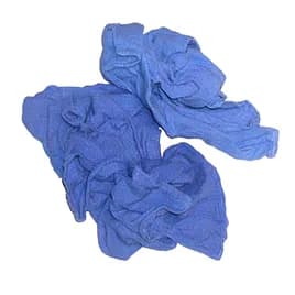 Cleaning Towel 25 LB Blue Reclaimed Textile 1/Case