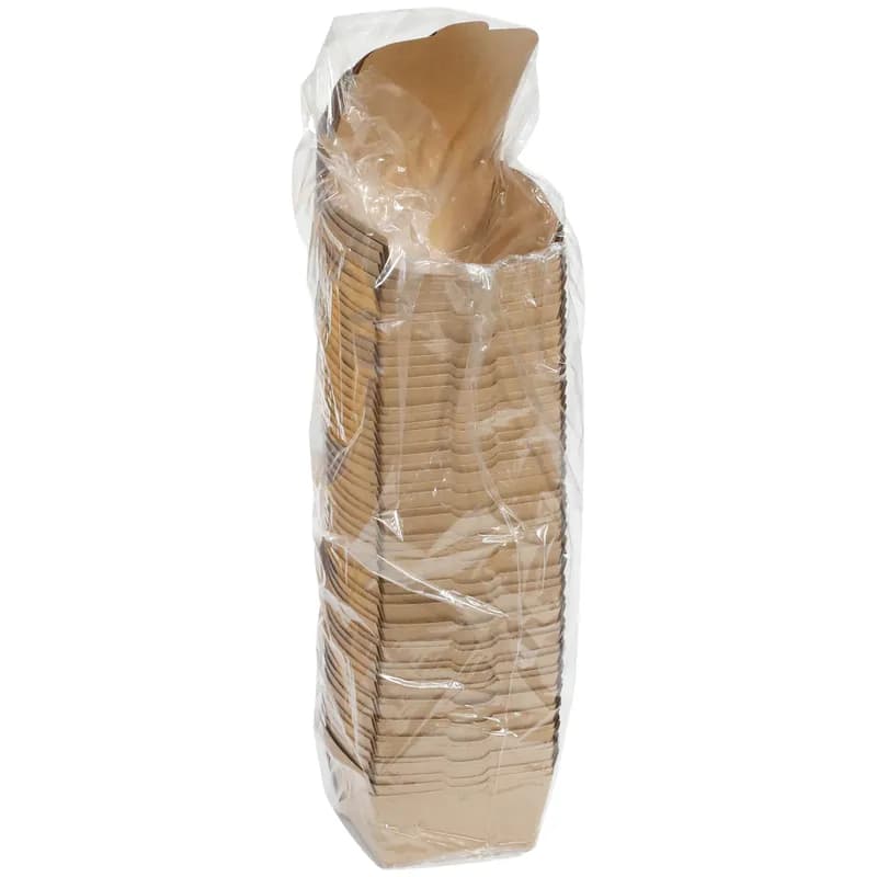 OneBox® #1 Take-Out Box Tuck-Top 4.5X4.5X2.5 IN Paperboard Kraft Square 312/Case